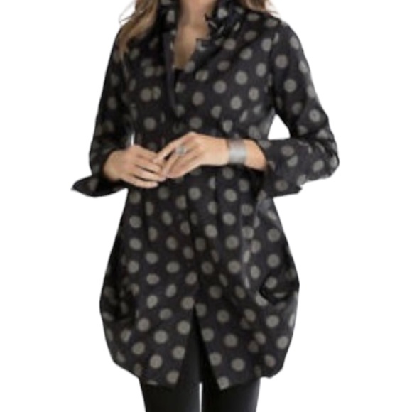 Comfy USA Dresses & Skirts - Comfy USA polka dot bubble tunic shirt dress